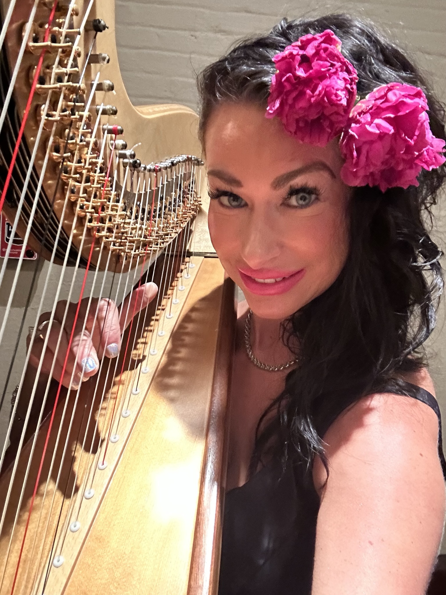 Julia performing at wedding
